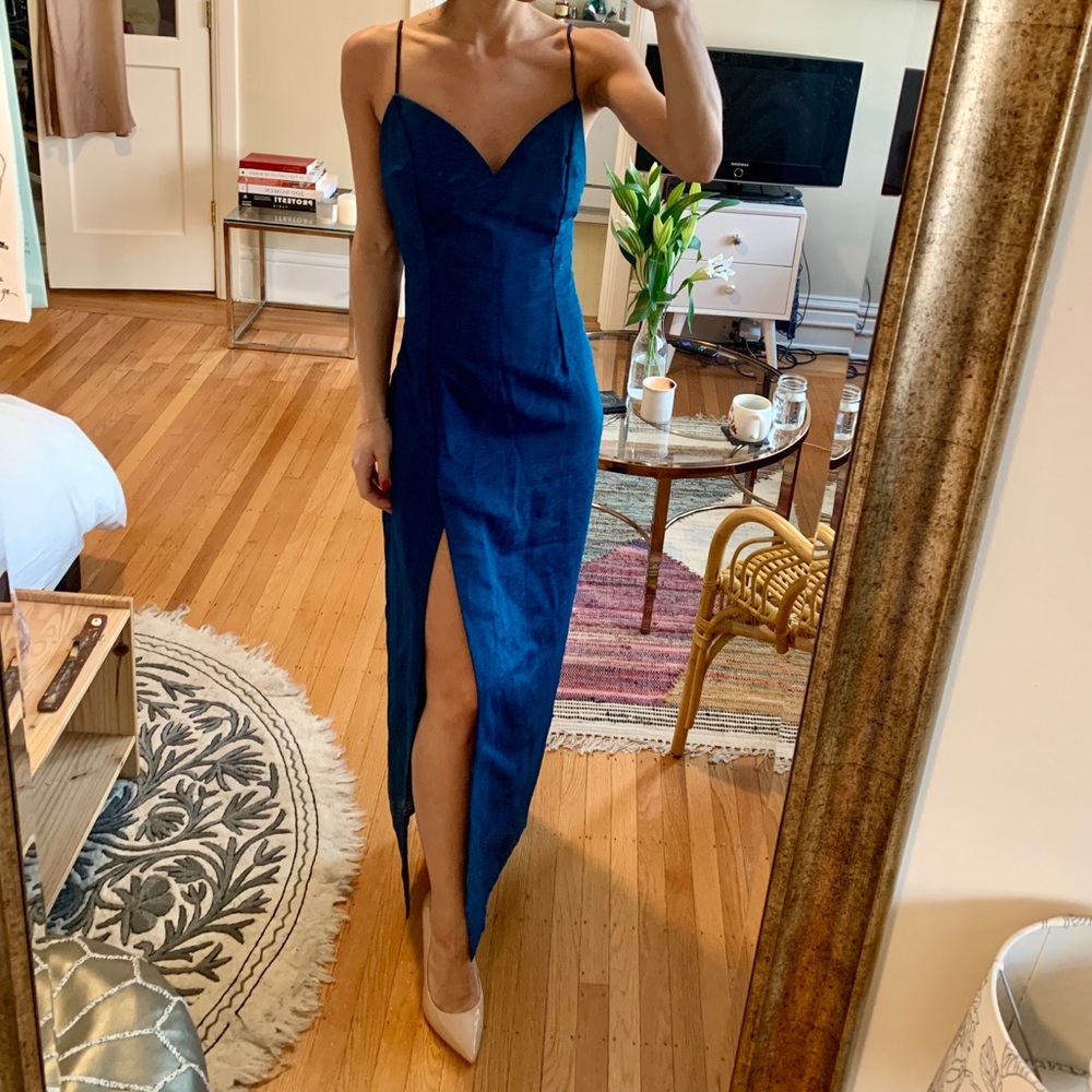 Custom Electric blue dress